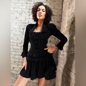 Tadashi Shoji Corset Blazer